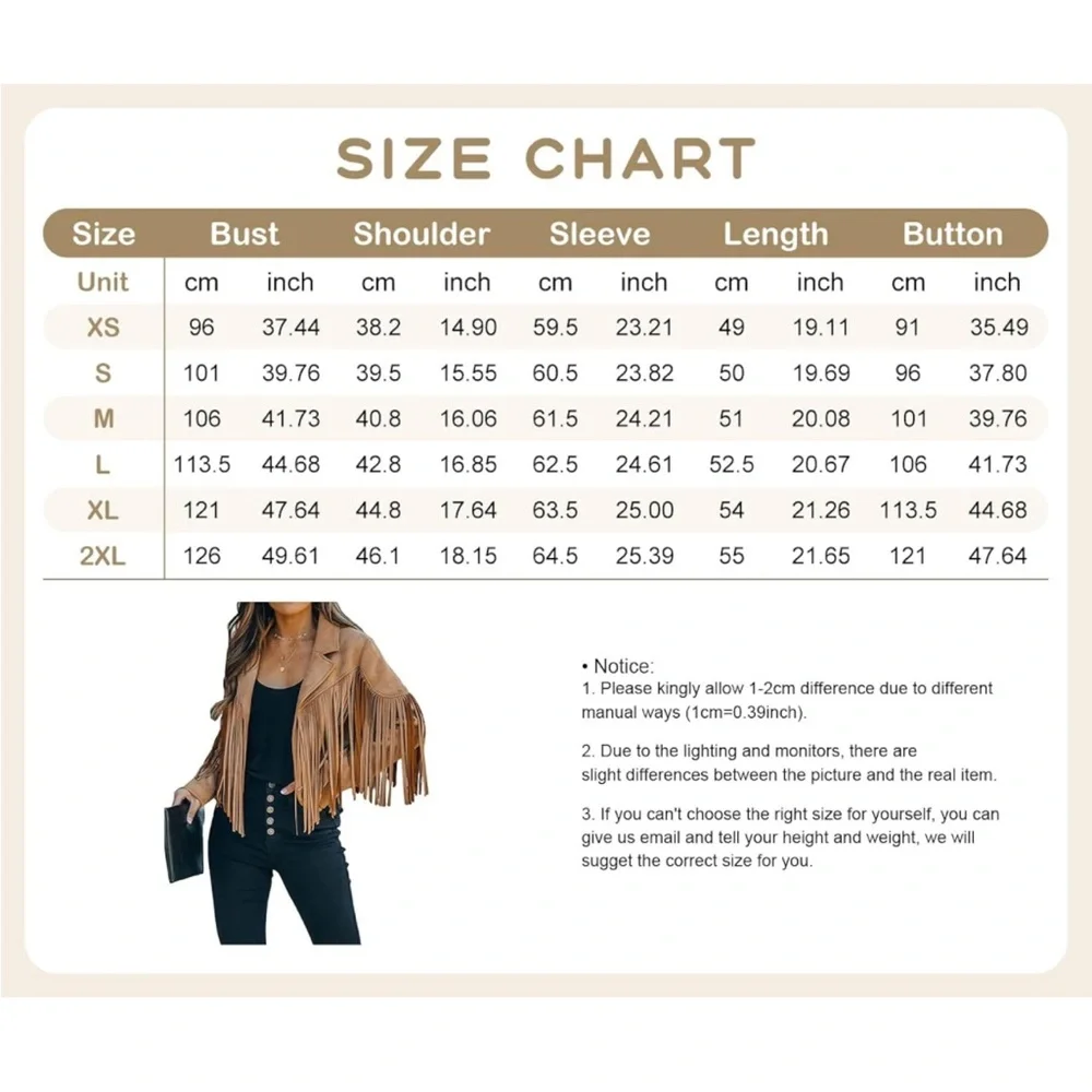 suede fringe jacket - Picture 3 of 3